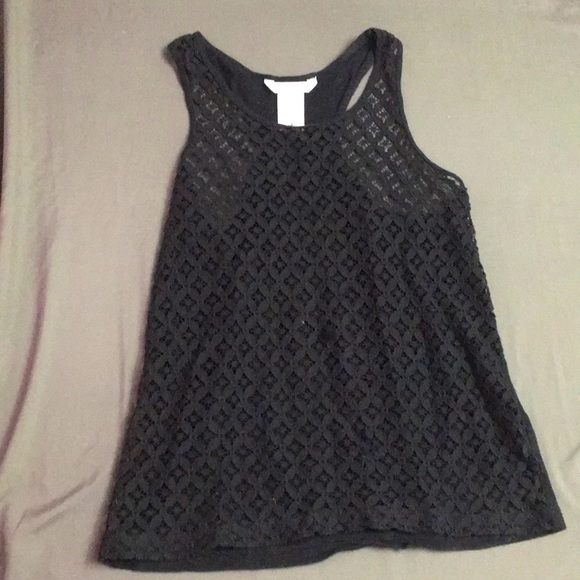 Black netted shirt cover - Picture 1 of 1